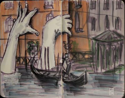 Мечты современного художника - это когда-нибудь поучаствовать в Венецианской биеннале, а реальность - это стремление к этому.