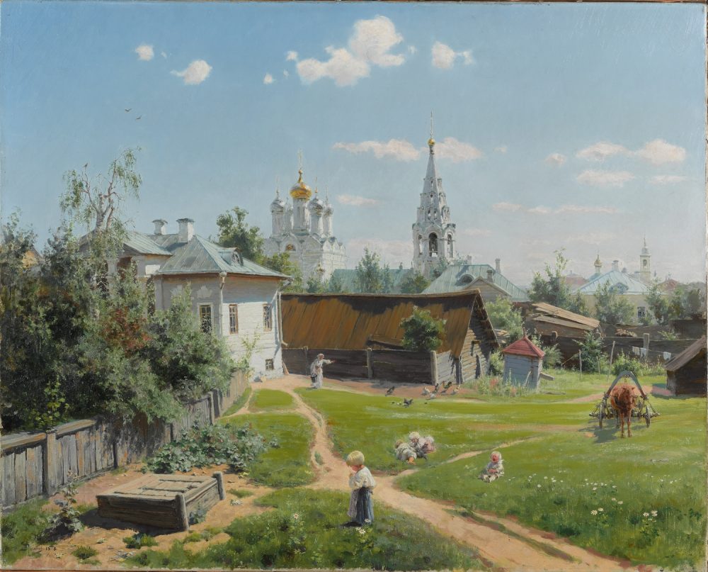 В.Д. Поленов, Московский дворик. 1878
